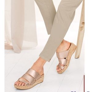 Kork-Ease | Shoes | Korkease Nwot Menzie Cork Sandals Metallic Gold Size 9  | Poshmark